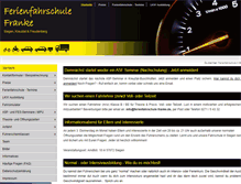 Tablet Screenshot of ferienfahrschule-franke.de